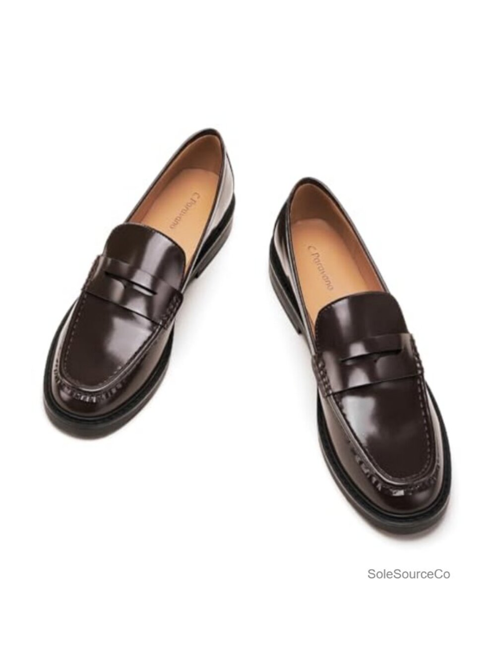 Genuine Leather Penny Loafers Mocc Cushioned Business Casual